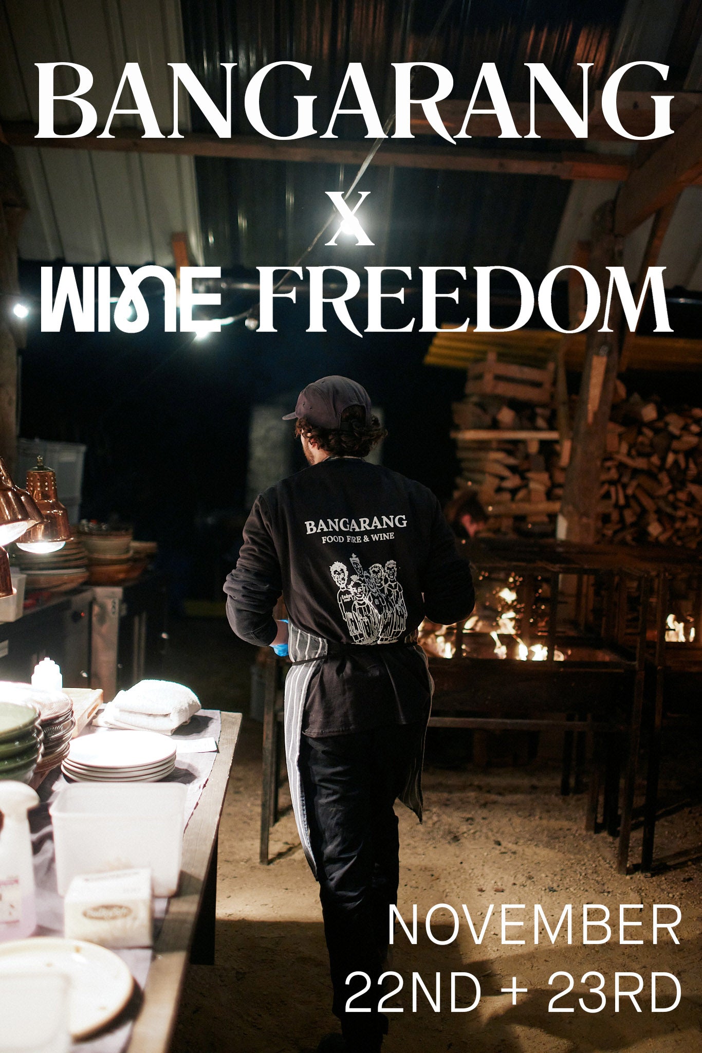 SATURDAY 23RD NOVEMBER 2024 - BANGARANG X WINE FREEDOM EVENT