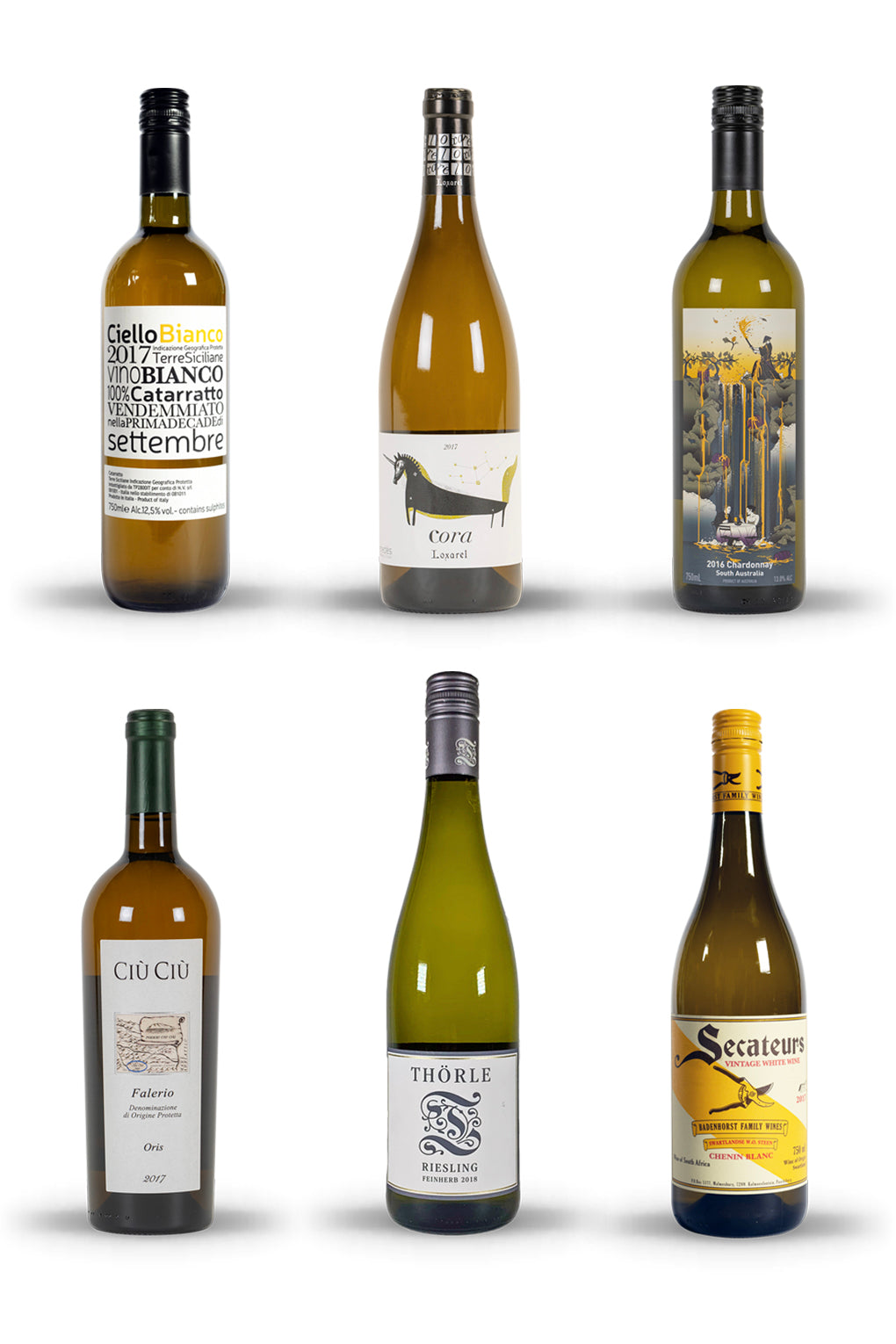 ORGANIC WHITE MIXED CASE 6 BOTTLES