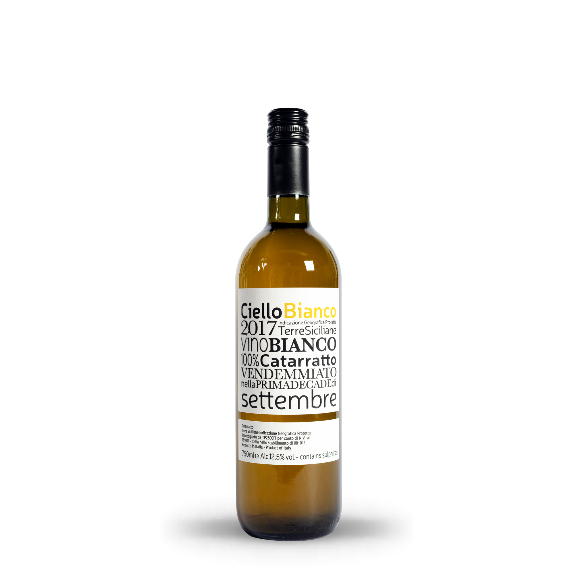 Ciello Bianco Catarratto 2020 - Cantina Rallo / Vesco Family  - Alcamo, Sicily 75cl