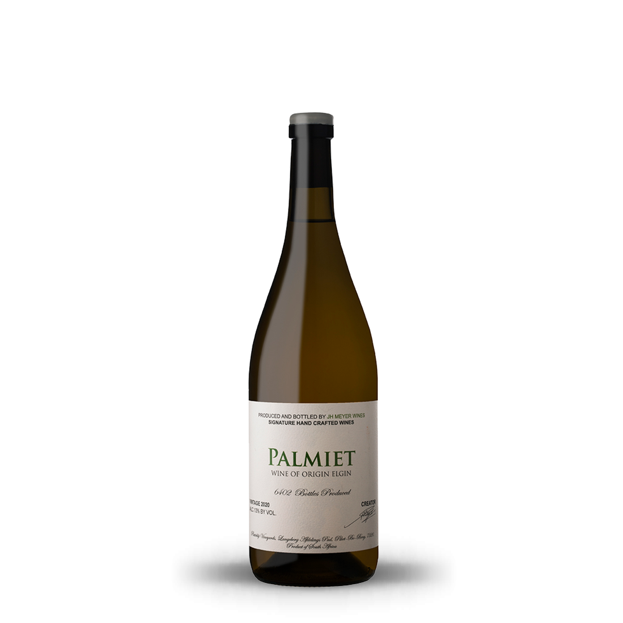 Palmiet Chardonnay 2020- JH Meyer - Elgin, South Africa 75cl