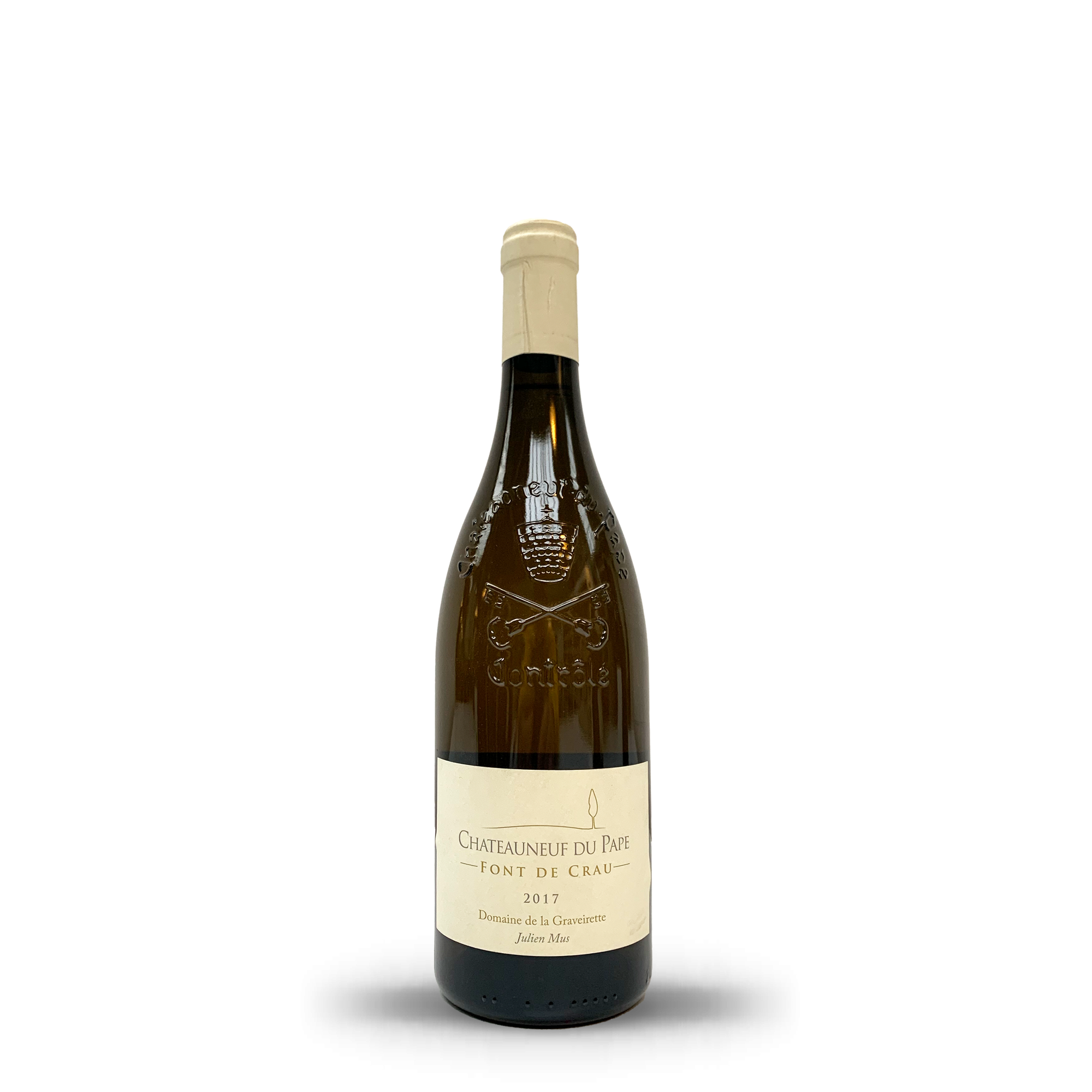 Chateauneuf du Papes Font de Crau Blanc 2017 - Graveirette - Rhone, France 75cl