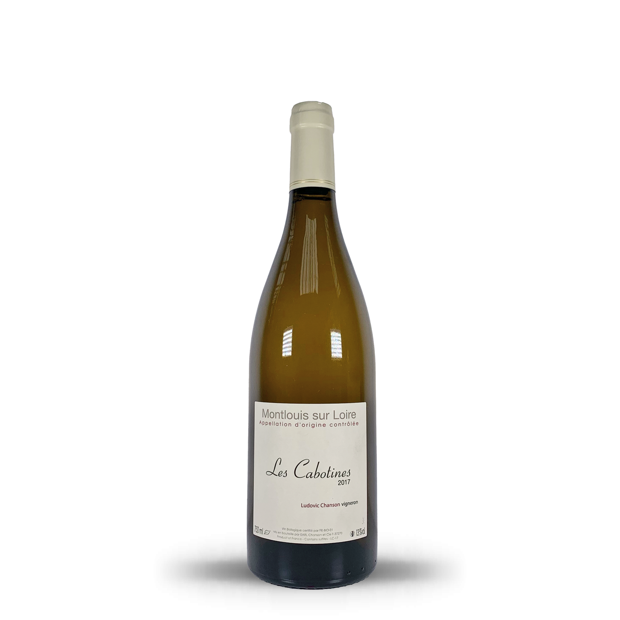 Montlouis Les Cabotines 2017 - Ludovic Chanson - Loire, France 75cl